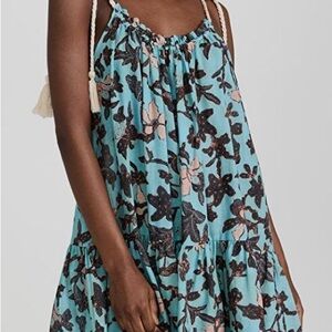 Ulla Johnson Size Small Floral Print Sleeveless Dress/coveruo